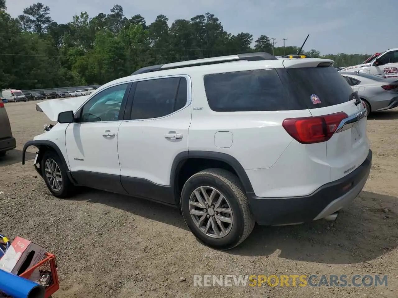 2 Photograph of a damaged car 1GKKNLLS4KZ154562 GMC ACADIA 2019