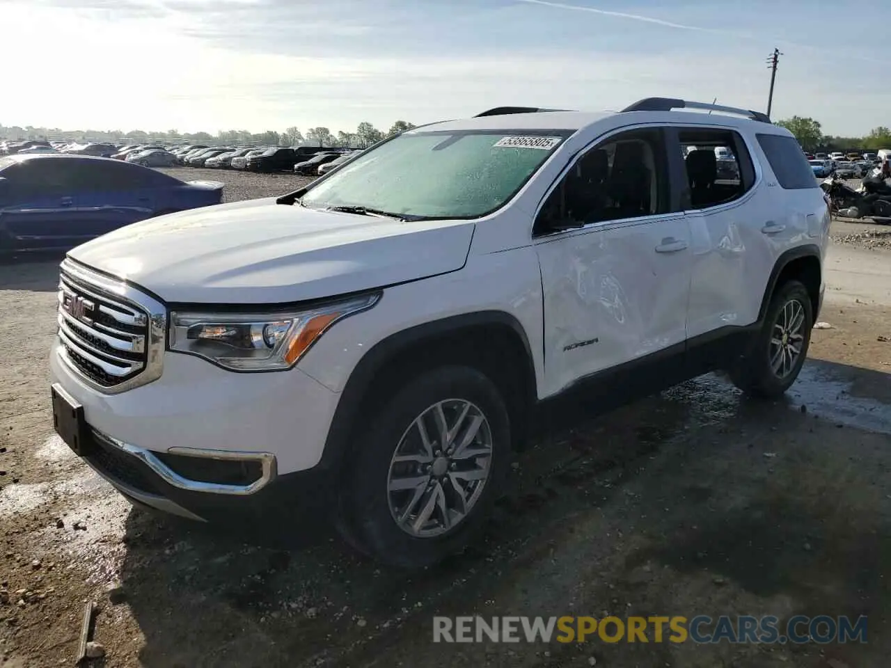 1 Photograph of a damaged car 1GKKNLLS6KZ258339 GMC ACADIA 2019