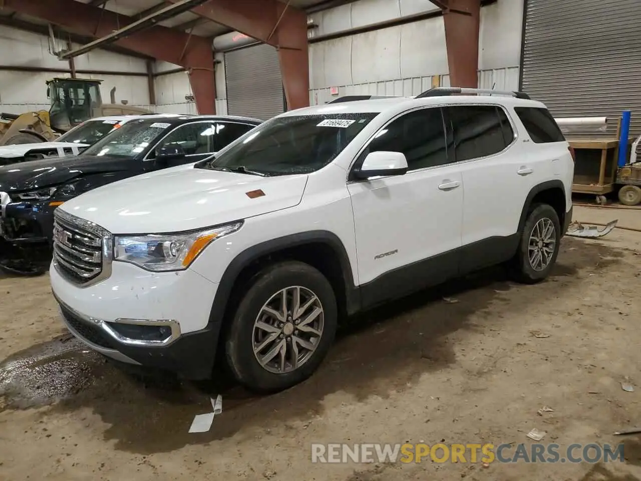 1 Photograph of a damaged car 1GKKNLLS8KZ202273 GMC ACADIA 2019