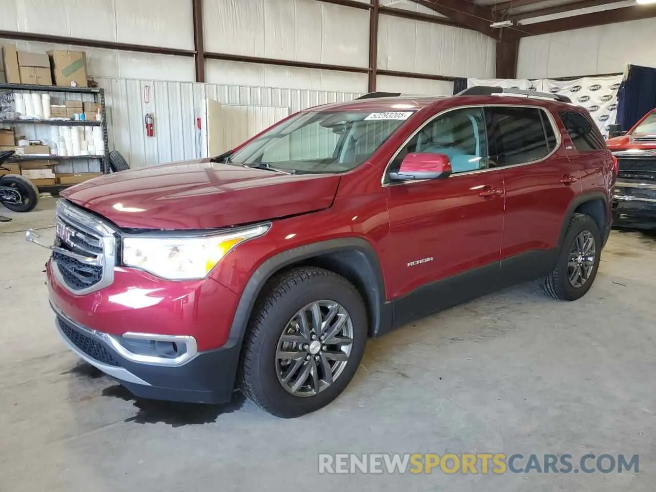 1 Photograph of a damaged car 1GKKNMLA0KZ124505 GMC ACADIA 2019