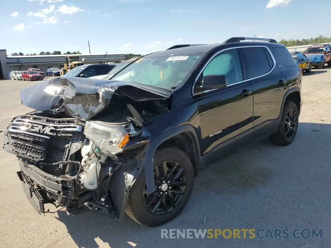 1 Photograph of a damaged car 1GKKNMLA1KZ232020 GMC ACADIA 2019