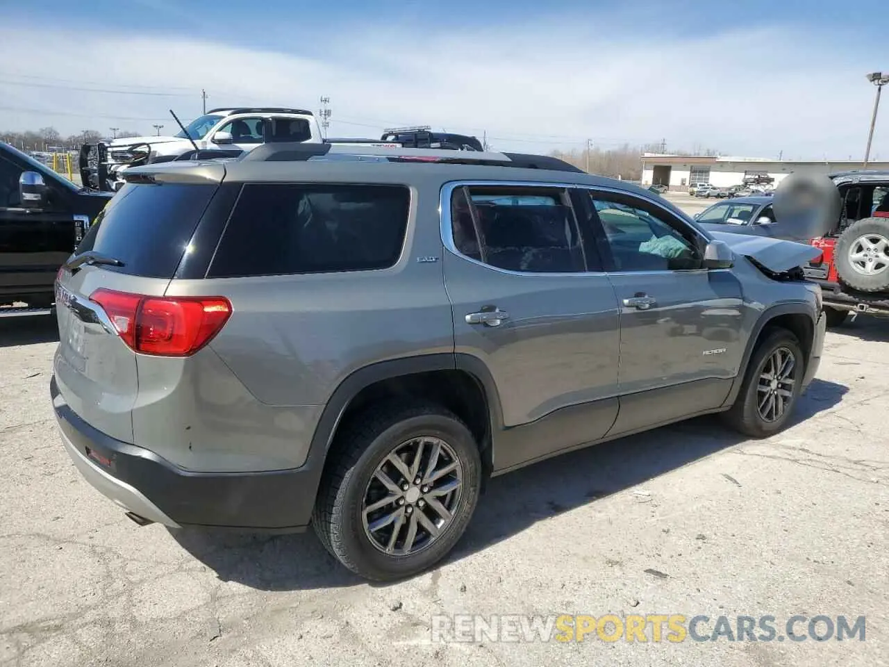 3 Photograph of a damaged car 1GKKNMLA8KZ109301 GMC ACADIA 2019