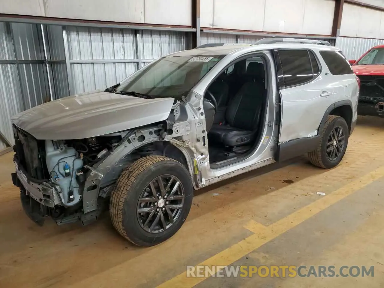 1 Photograph of a damaged car 1GKKNMLS0KZ140809 GMC ACADIA 2019