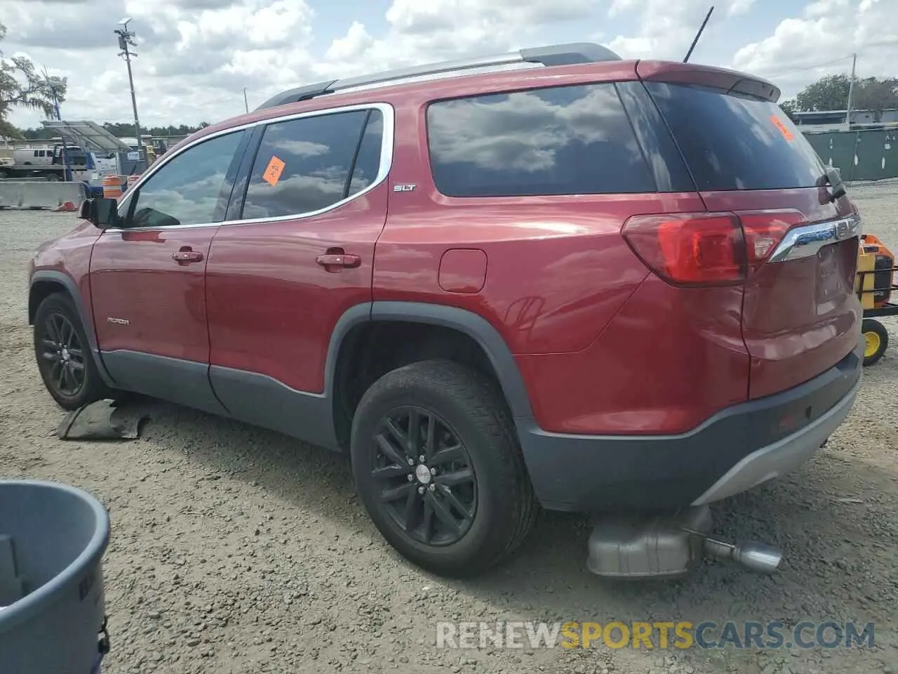 2 Photograph of a damaged car 1GKKNMLS1KZ193504 GMC ACADIA 2019