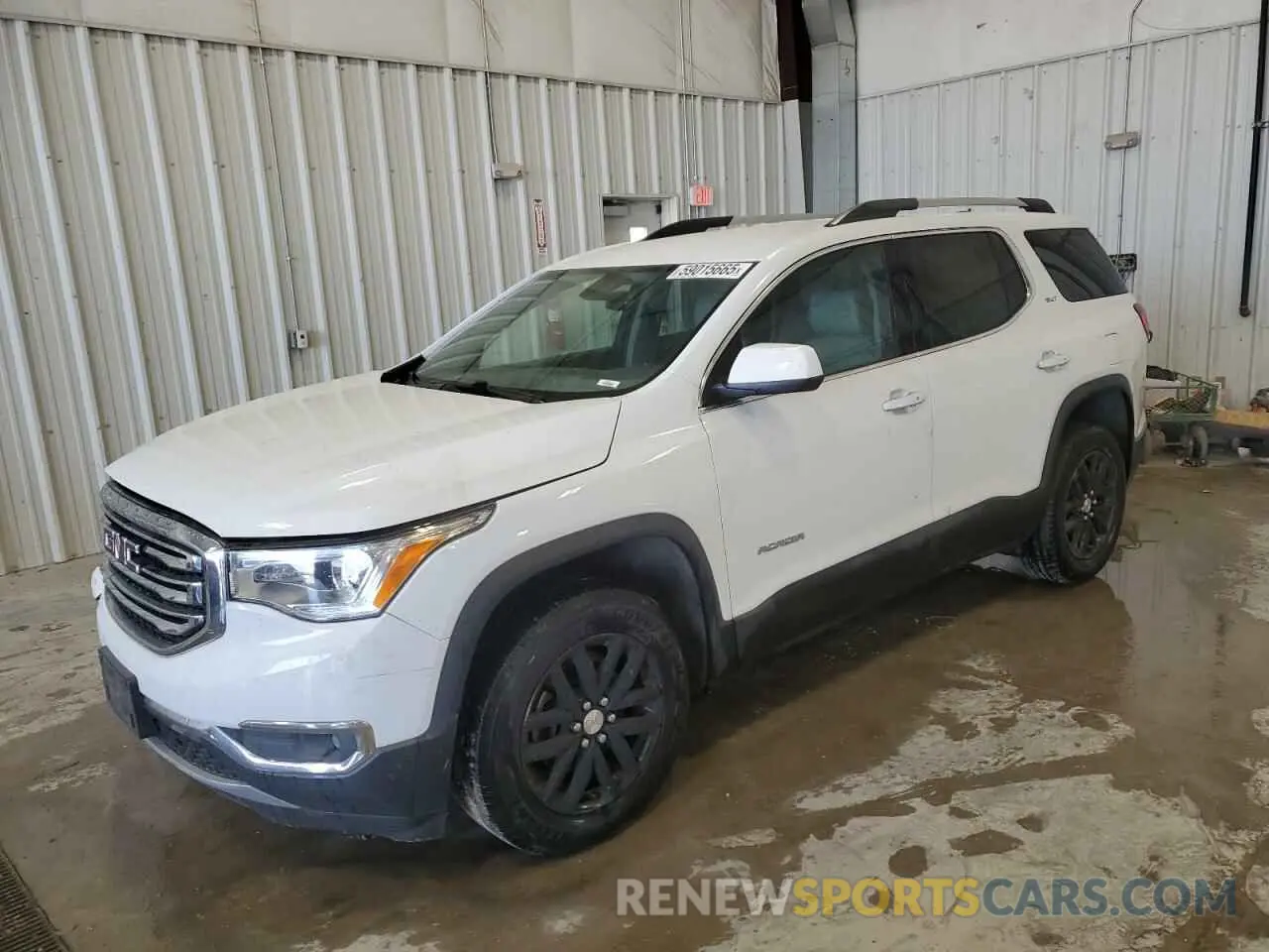 1 Photograph of a damaged car 1GKKNMLS1KZ213346 GMC ACADIA 2019