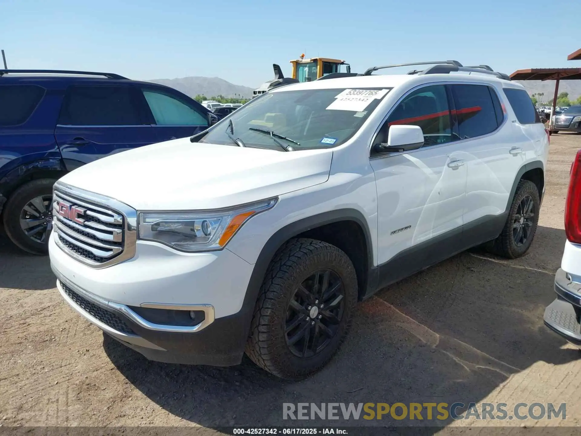 2 Photograph of a damaged car 1GKKNMLS1KZ263535 GMC ACADIA 2019