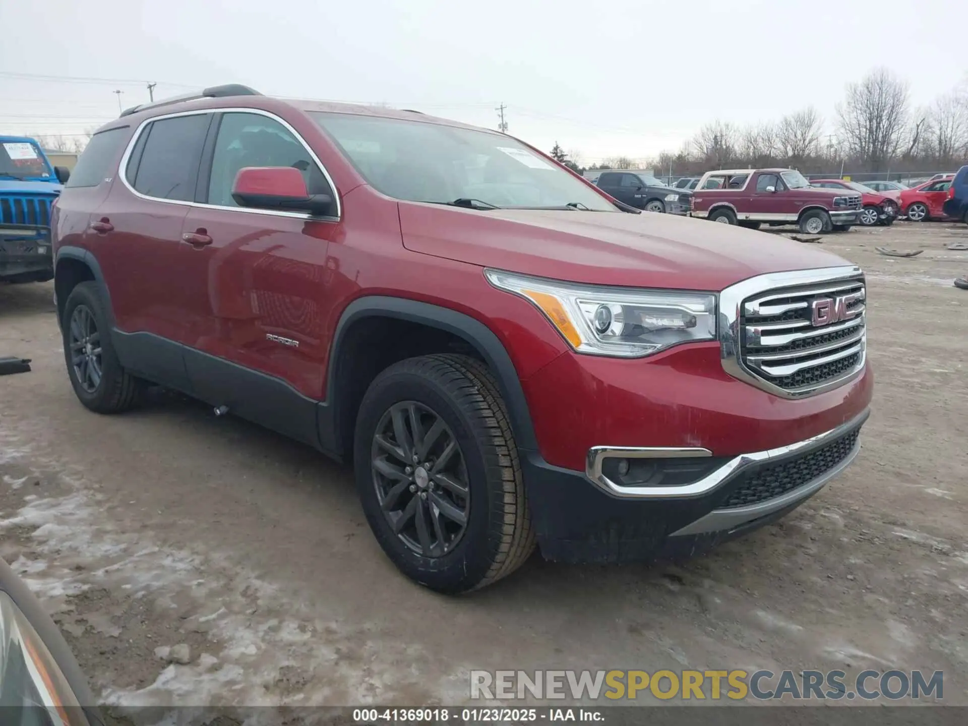 1 Photograph of a damaged car 1GKKNMLS1KZ296017 GMC ACADIA 2019