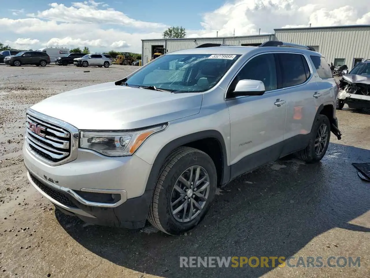 1 Photograph of a damaged car 1GKKNMLS2KZ265777 GMC ACADIA 2019
