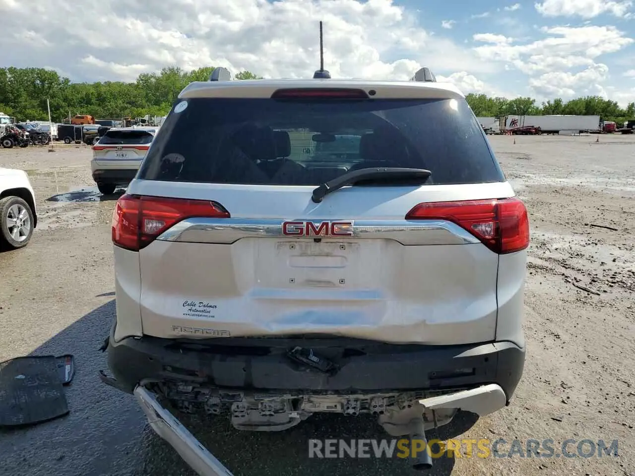 6 Photograph of a damaged car 1GKKNMLS2KZ265777 GMC ACADIA 2019