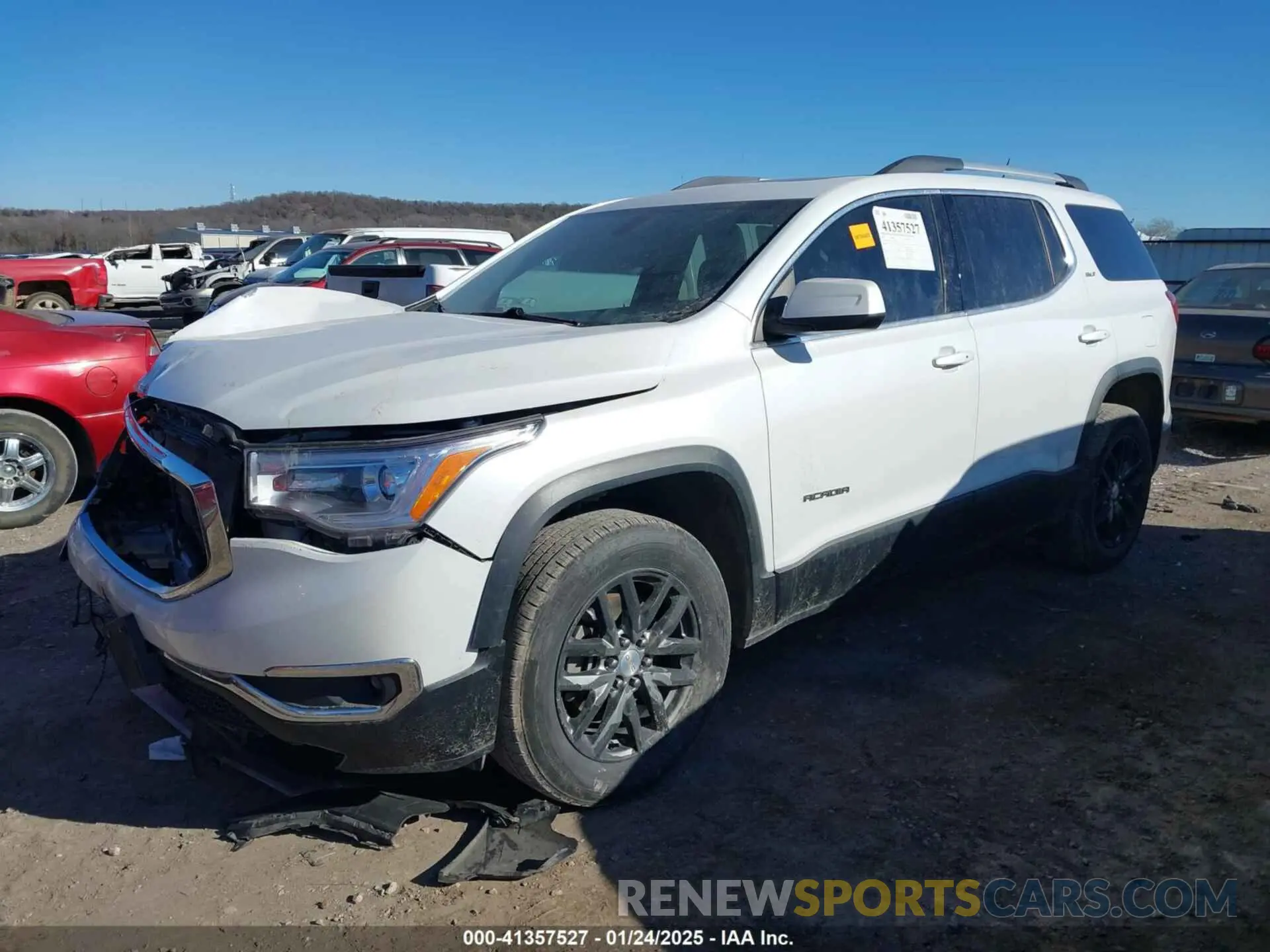 2 Photograph of a damaged car 1GKKNMLS3KZ153327 GMC ACADIA 2019