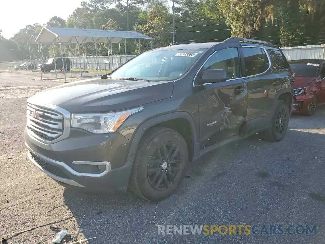 1 Photograph of a damaged car 1GKKNMLS3KZ179605 GMC ACADIA 2019