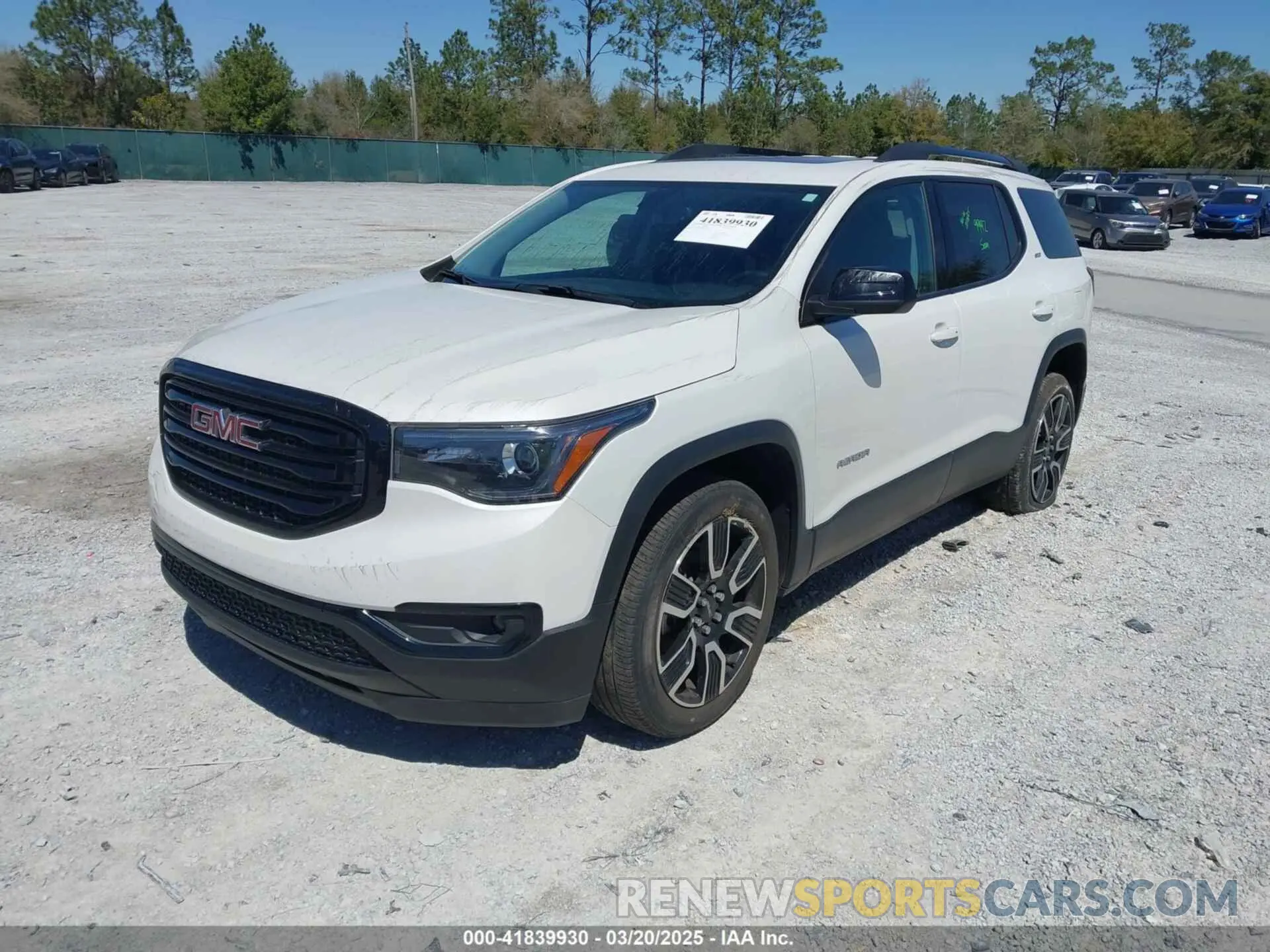 2 Photograph of a damaged car 1GKKNMLS4KZ196896 GMC ACADIA 2019