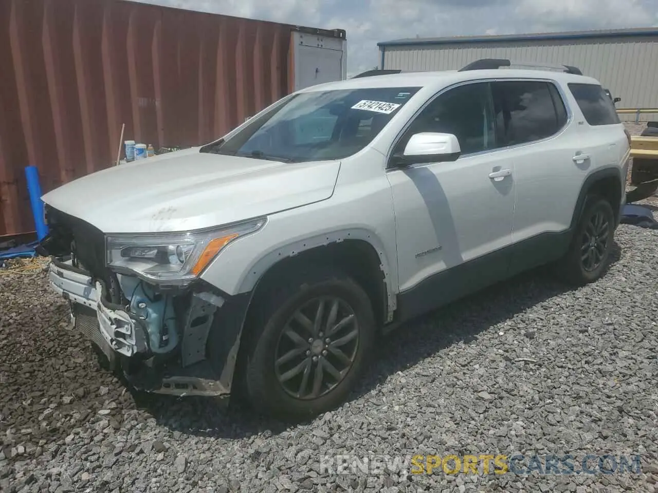 1 Photograph of a damaged car 1GKKNMLS4KZ271175 GMC ACADIA 2019