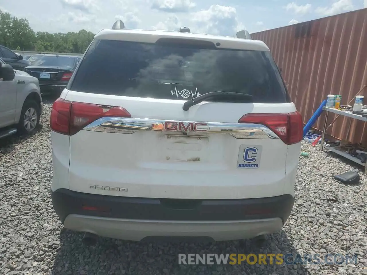 6 Photograph of a damaged car 1GKKNMLS4KZ271175 GMC ACADIA 2019