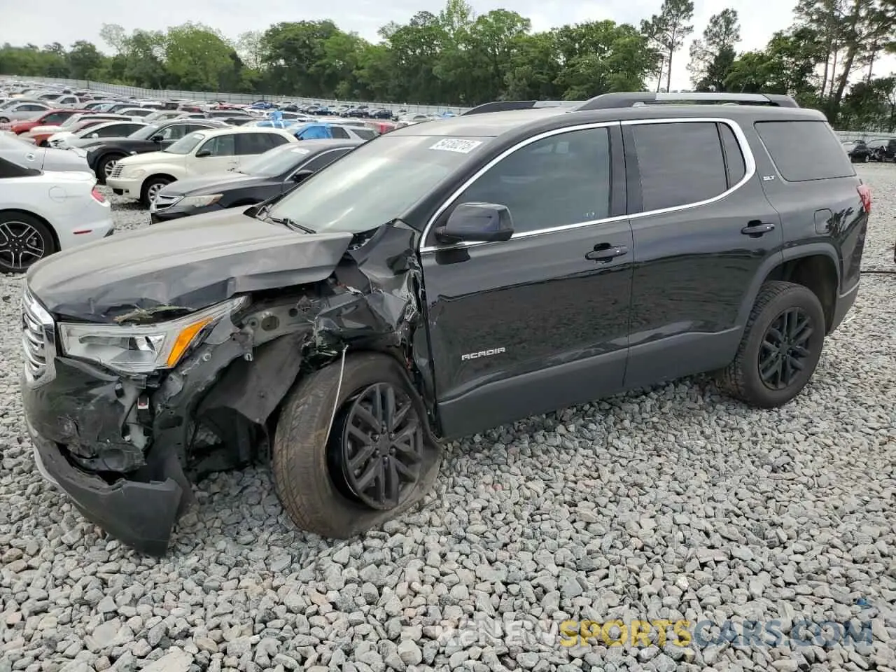 1 Photograph of a damaged car 1GKKNMLS6KZ170624 GMC ACADIA 2019