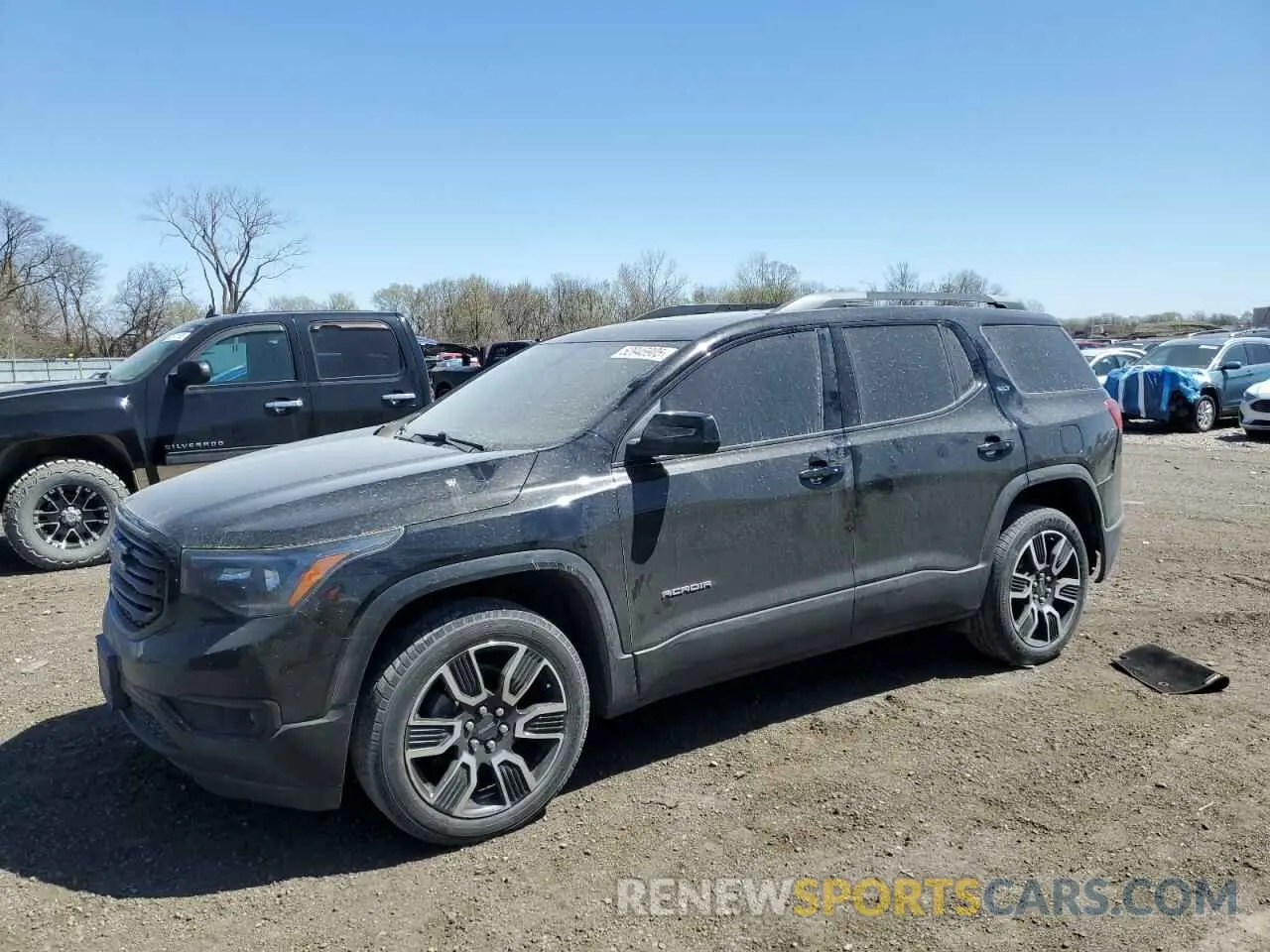 1 Photograph of a damaged car 1GKKNMLS6KZ208417 GMC ACADIA 2019