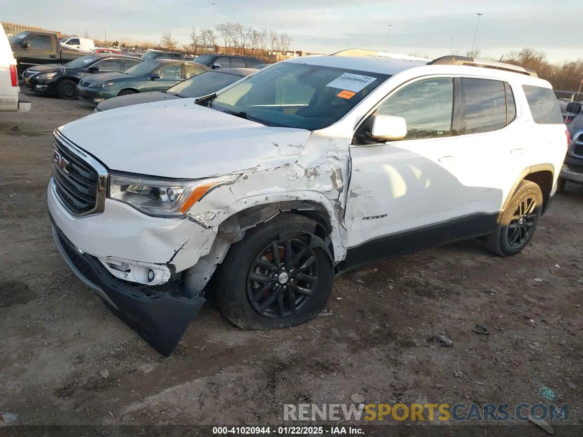 2 Photograph of a damaged car 1GKKNMLS6KZ210684 GMC ACADIA 2019
