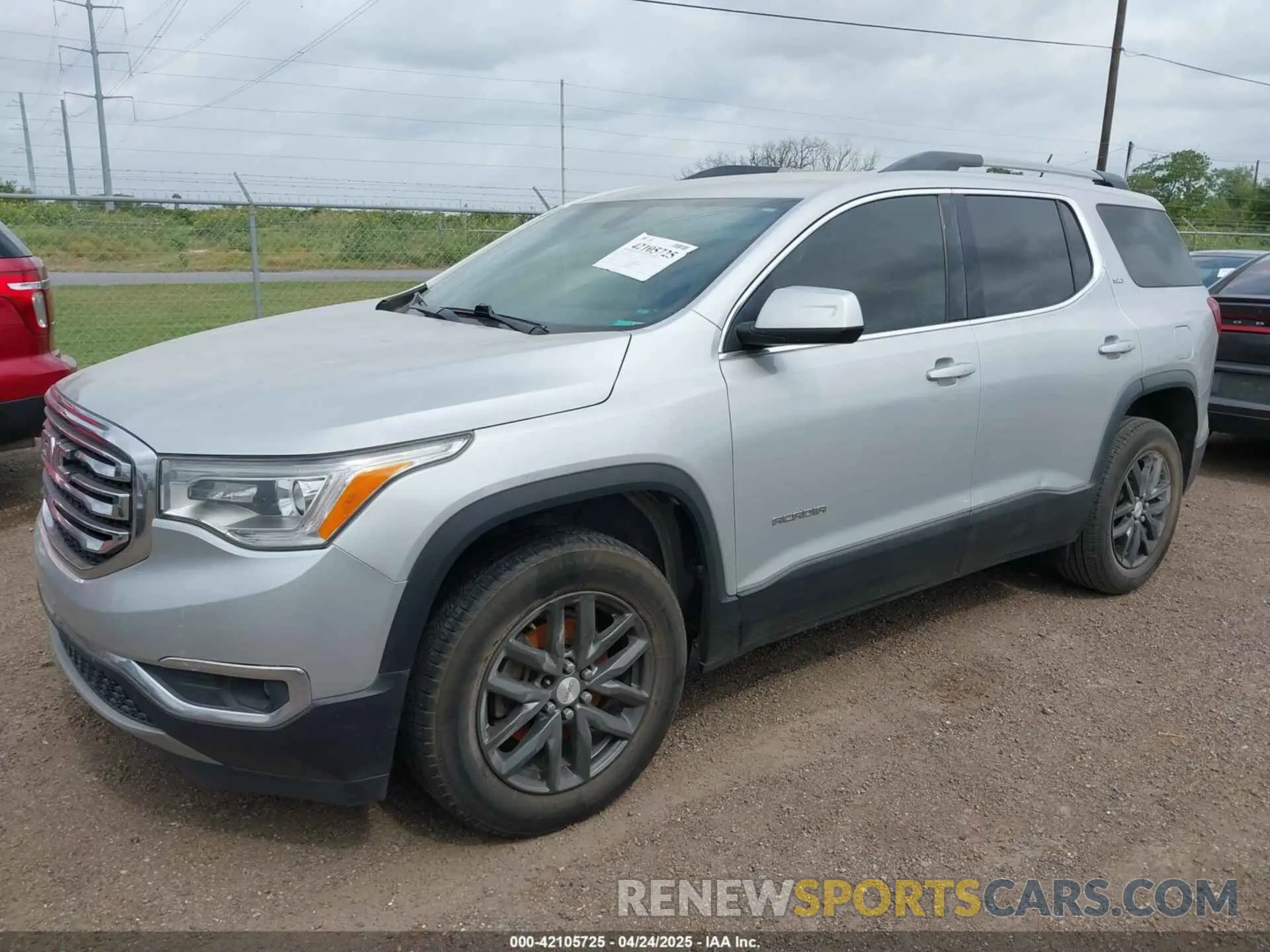 2 Photograph of a damaged car 1GKKNMLS7KZ185732 GMC ACADIA 2019