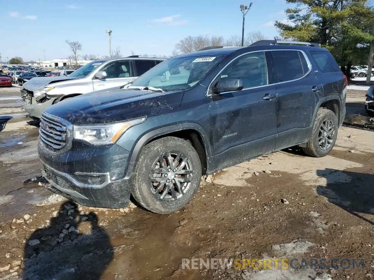 1 Photograph of a damaged car 1GKKNMLS7KZ214940 GMC ACADIA 2019