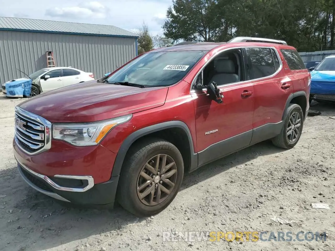 1 Photograph of a damaged car 1GKKNMLS7KZ254841 GMC ACADIA 2019