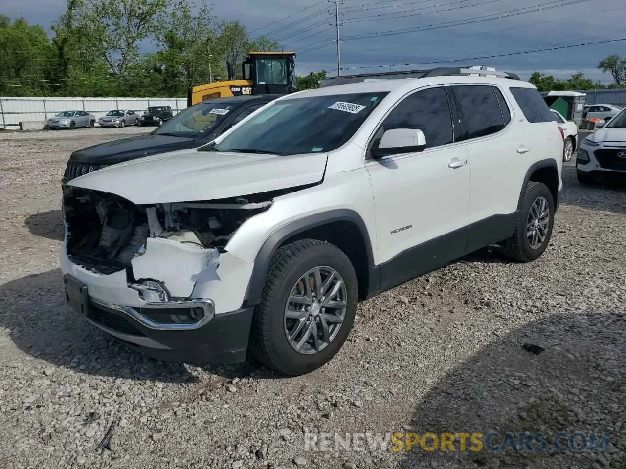1 Photograph of a damaged car 1GKKNMLS9KZ164235 GMC ACADIA 2019