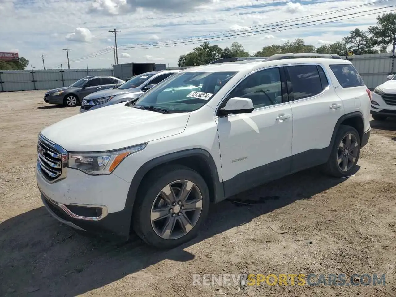 1 Photograph of a damaged car 1GKKNNLS5KZ192328 GMC ACADIA 2019