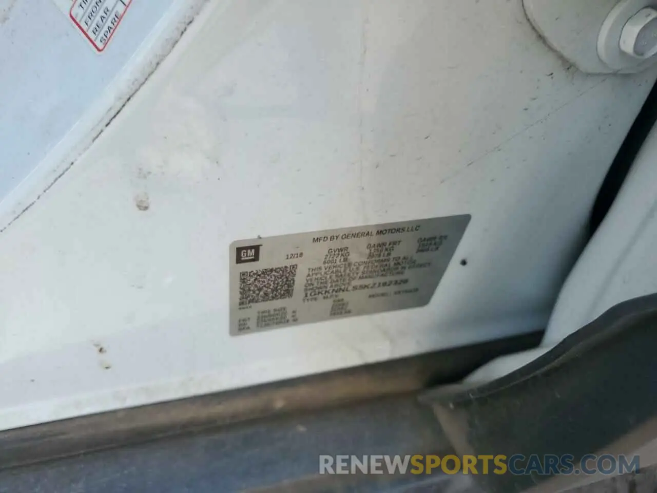 13 Photograph of a damaged car 1GKKNNLS5KZ192328 GMC ACADIA 2019