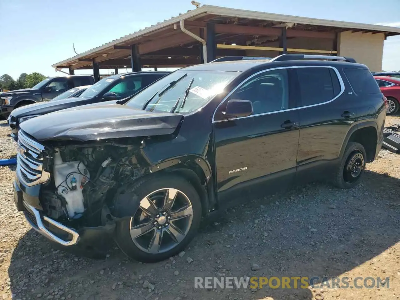 1 Photograph of a damaged car 1GKKNNLS6KZ114267 GMC ACADIA 2019