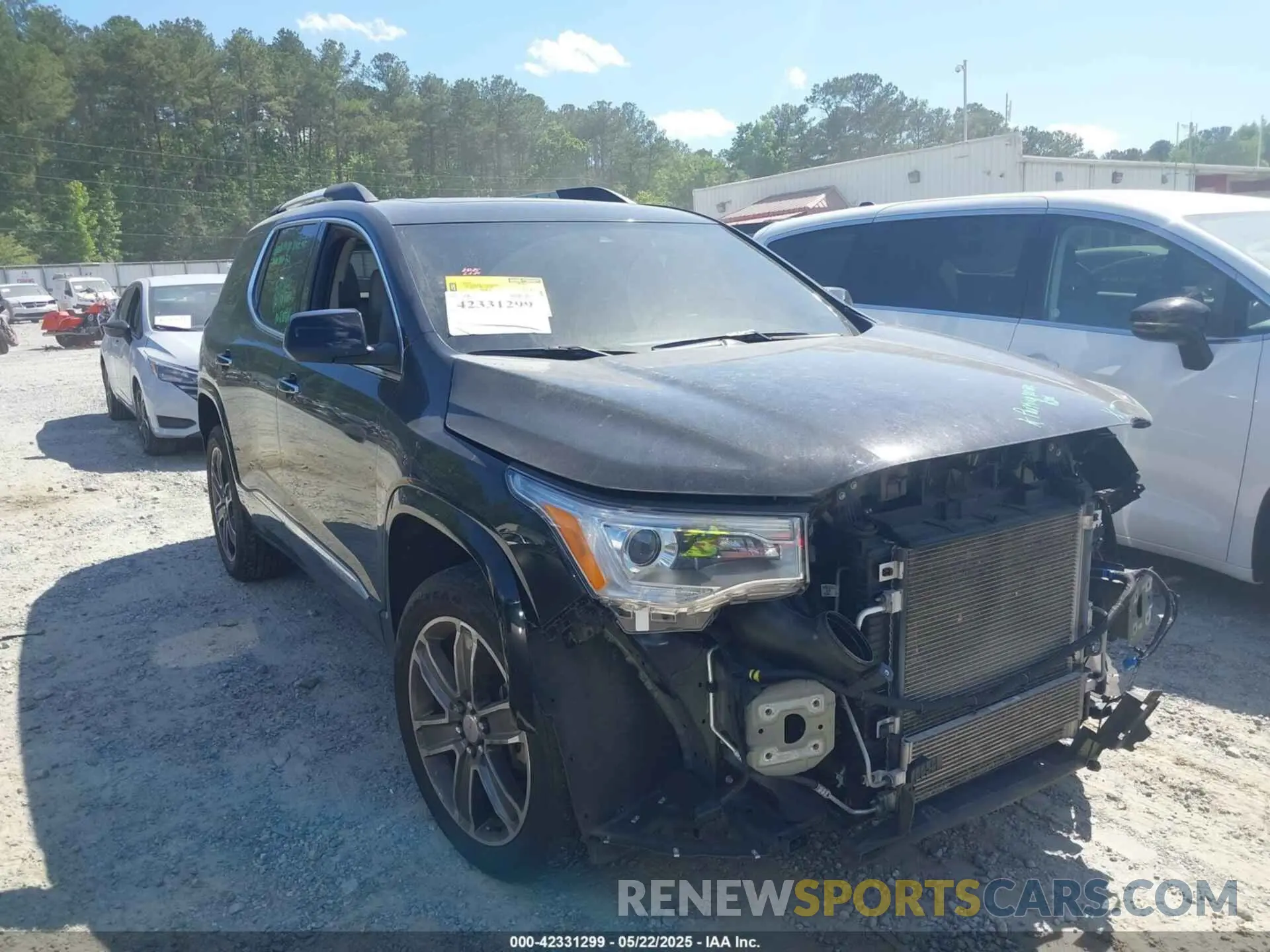 1 Photograph of a damaged car 1GKKNPLS3KZ296456 GMC ACADIA 2019