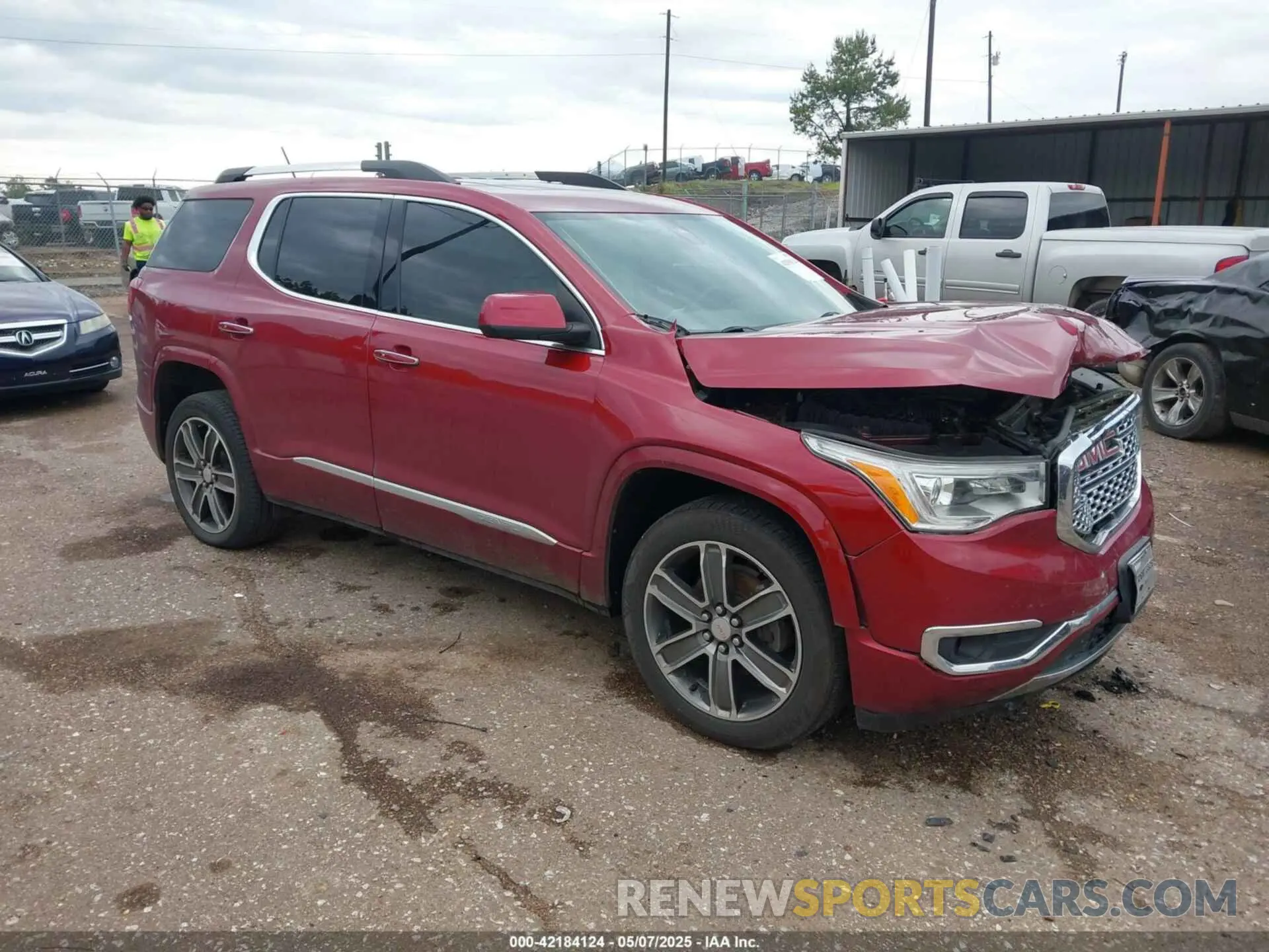 1 Photograph of a damaged car 1GKKNPLS7KZ171315 GMC ACADIA 2019