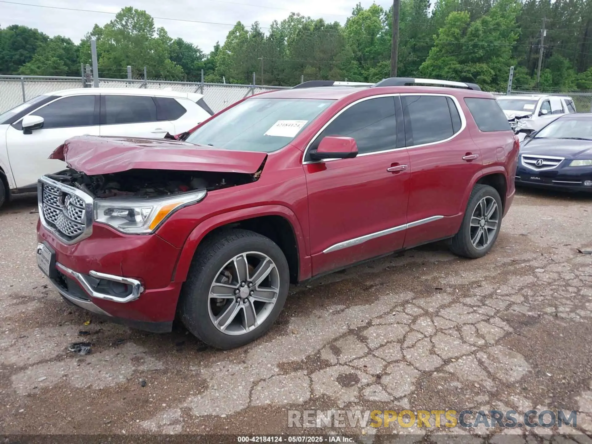 2 Photograph of a damaged car 1GKKNPLS7KZ171315 GMC ACADIA 2019