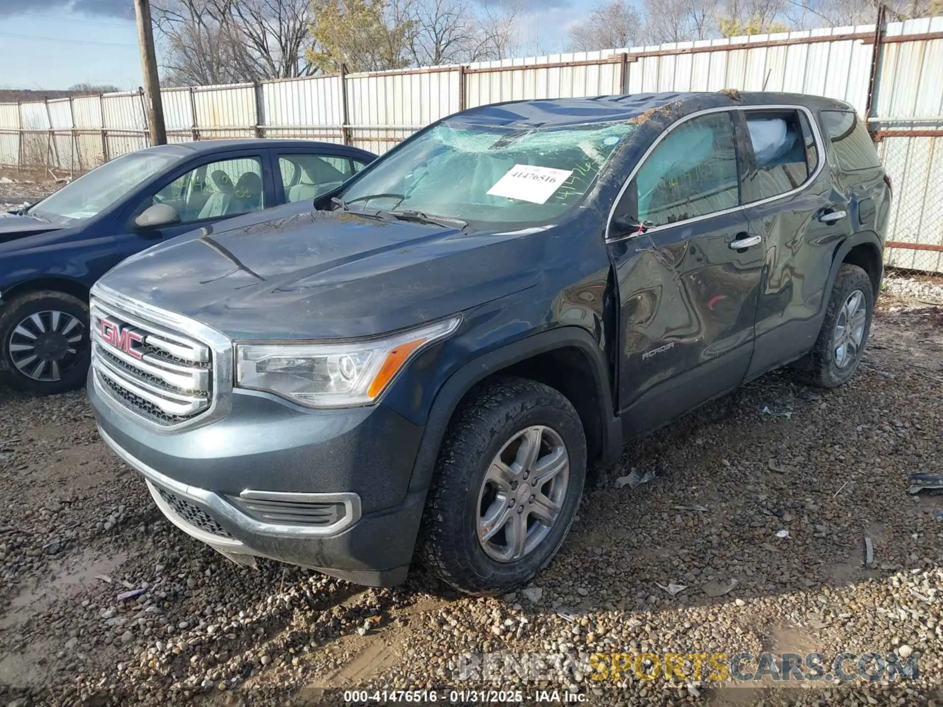 2 Photograph of a damaged car 1GKKNRLA0KZ192378 GMC ACADIA 2019