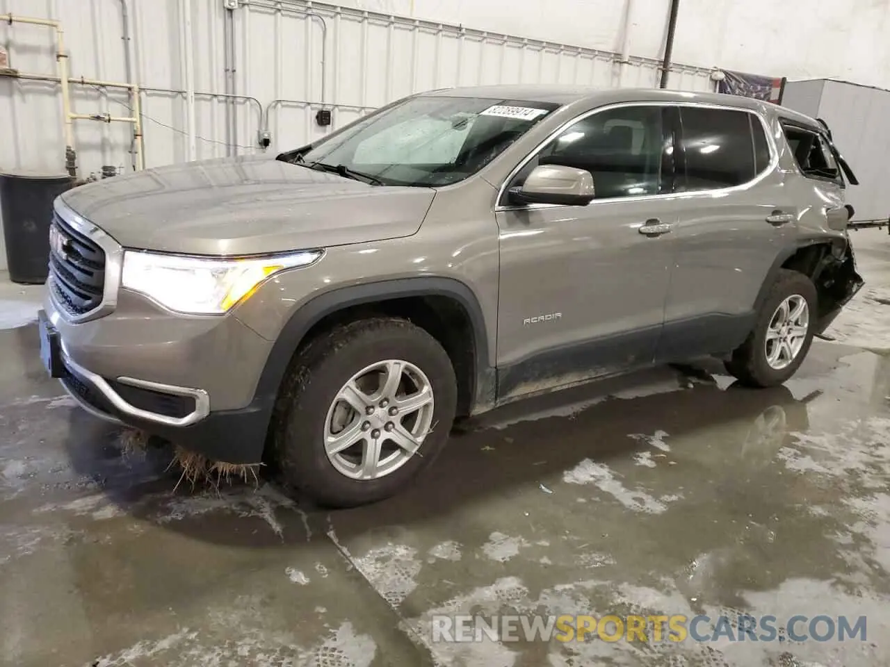1 Photograph of a damaged car 1GKKNRLA2KZ234906 GMC ACADIA 2019