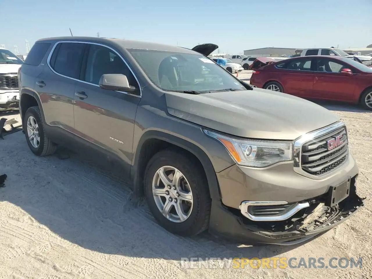 4 Photograph of a damaged car 1GKKNRLA4KZ194179 GMC ACADIA 2019