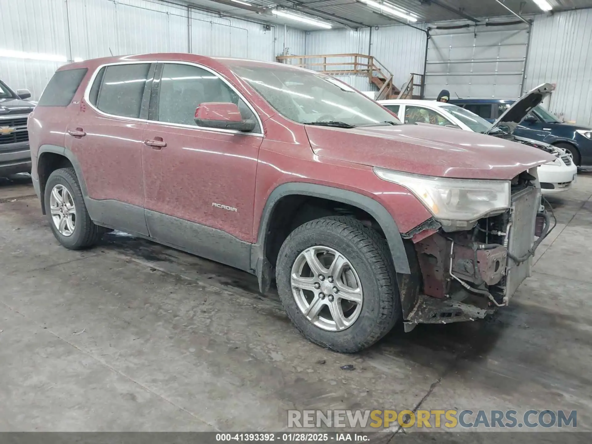 1 Photograph of a damaged car 1GKKNRLA6KZ247285 GMC ACADIA 2019