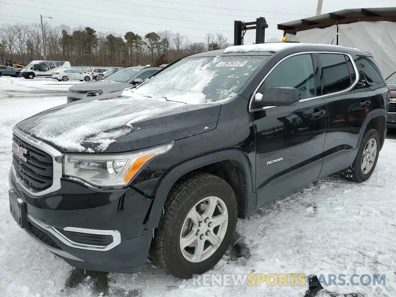 1 Photograph of a damaged car 1GKKNRLA8KZ229726 GMC ACADIA 2019