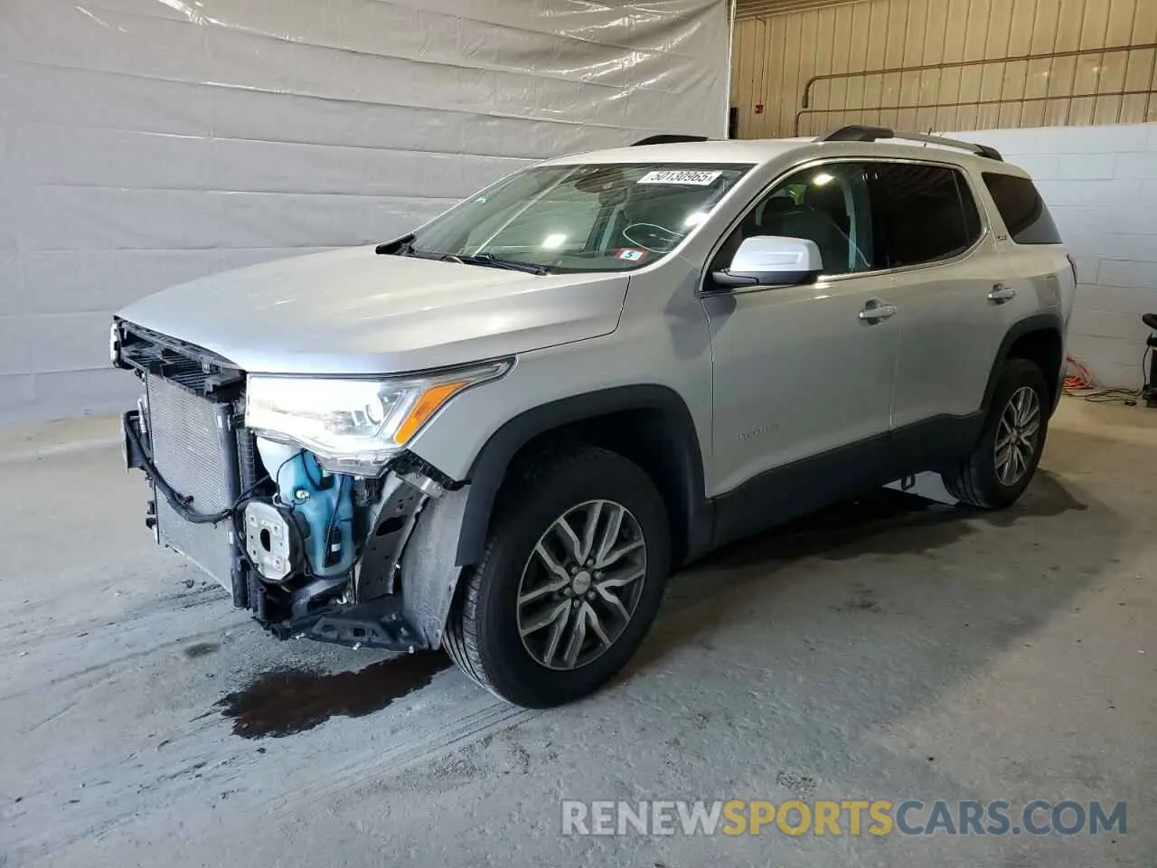 1 Photograph of a damaged car 1GKKNSLA7KZ285955 GMC ACADIA 2019