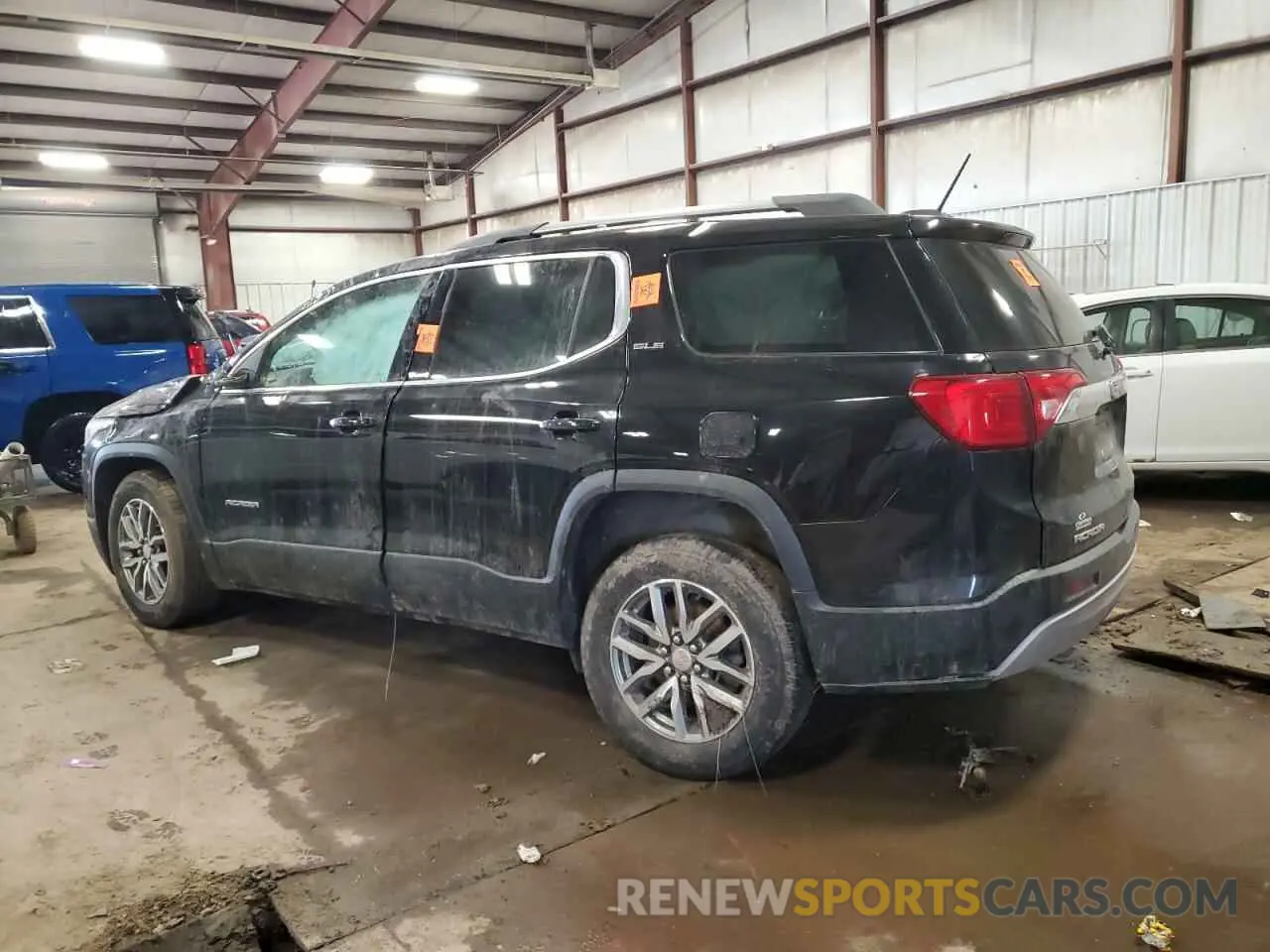 2 Photograph of a damaged car 1GKKNSLA8KZ280540 GMC ACADIA 2019