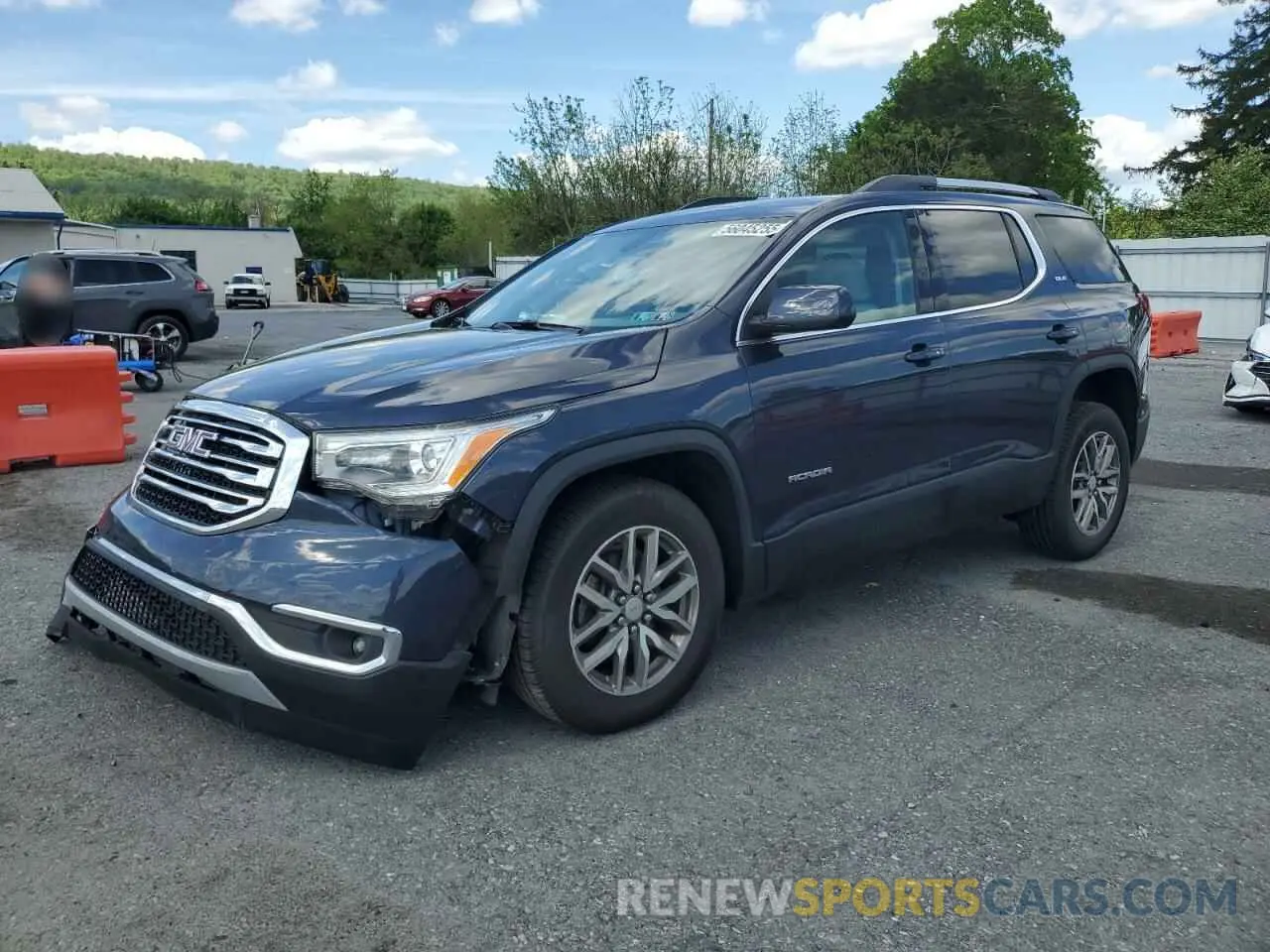 1 Photograph of a damaged car 1GKKNSLS0KZ163253 GMC ACADIA 2019