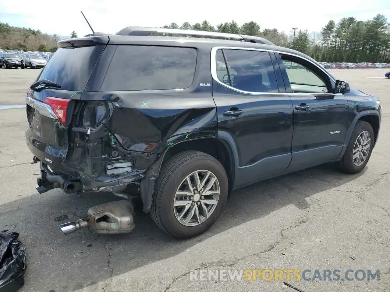3 Photograph of a damaged car 1GKKNSLS0KZ240722 GMC ACADIA 2019