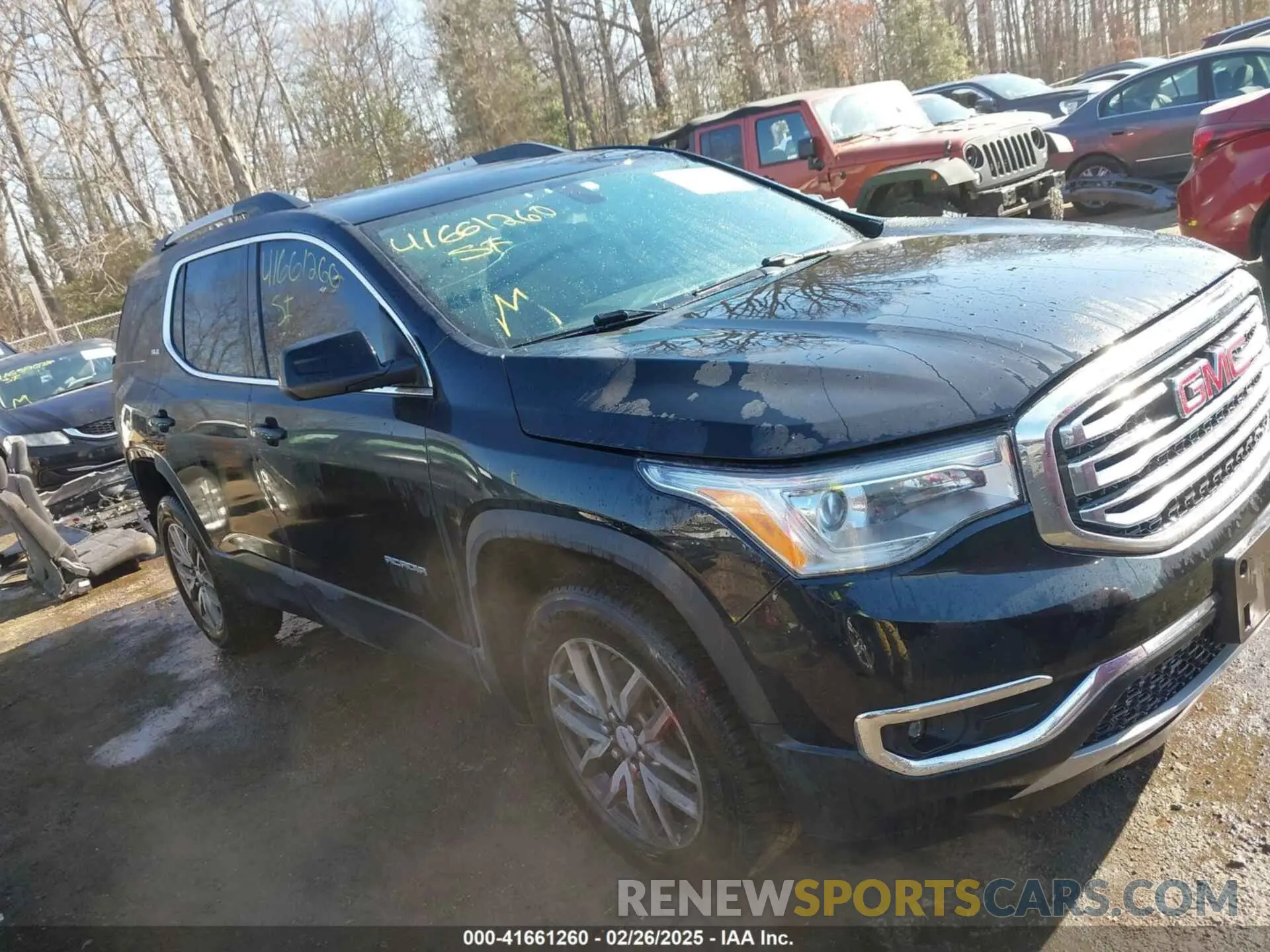 1 Photograph of a damaged car 1GKKNSLS1KZ130505 GMC ACADIA 2019