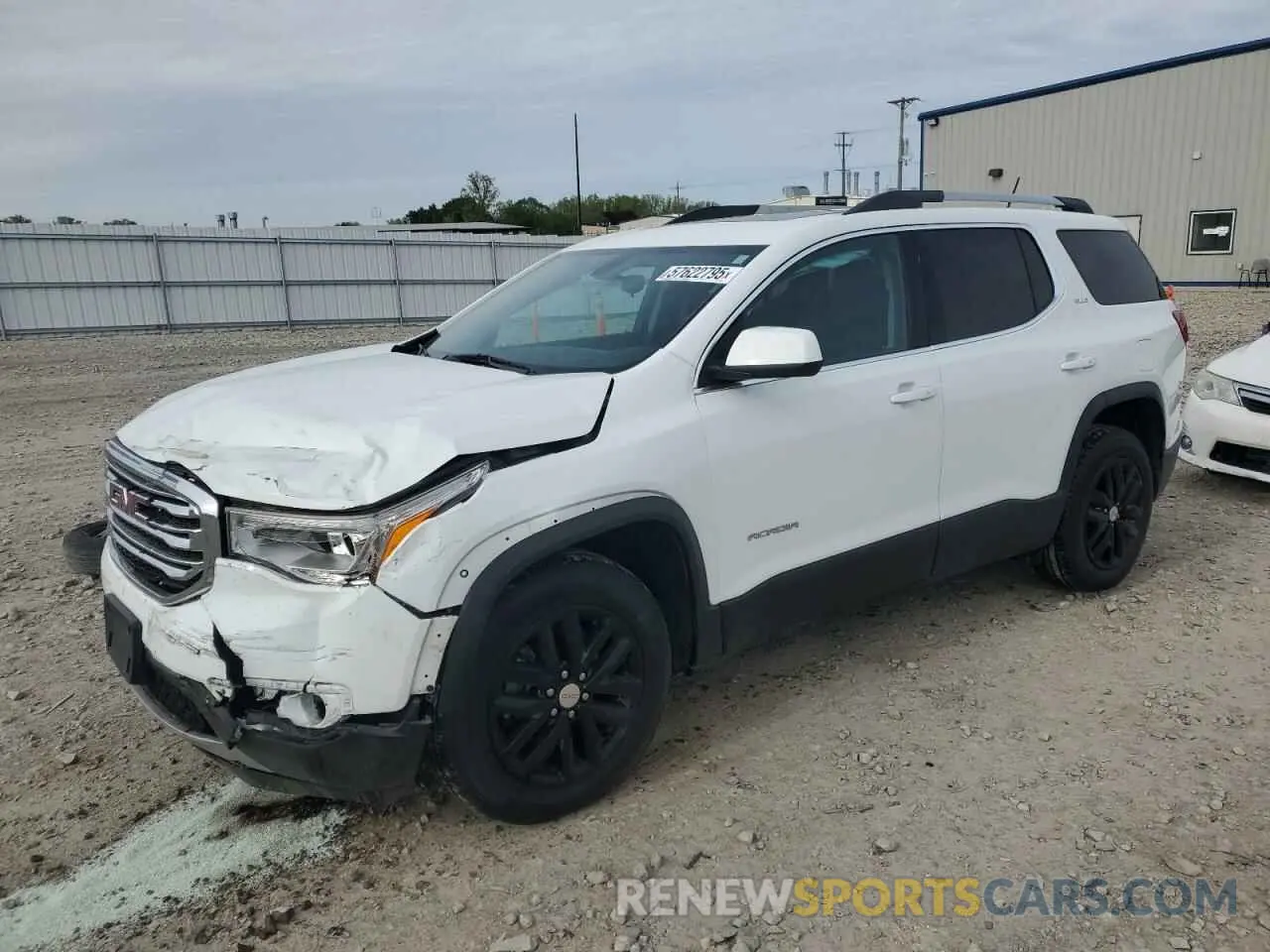 1 Photograph of a damaged car 1GKKNSLS1KZ224139 GMC ACADIA 2019