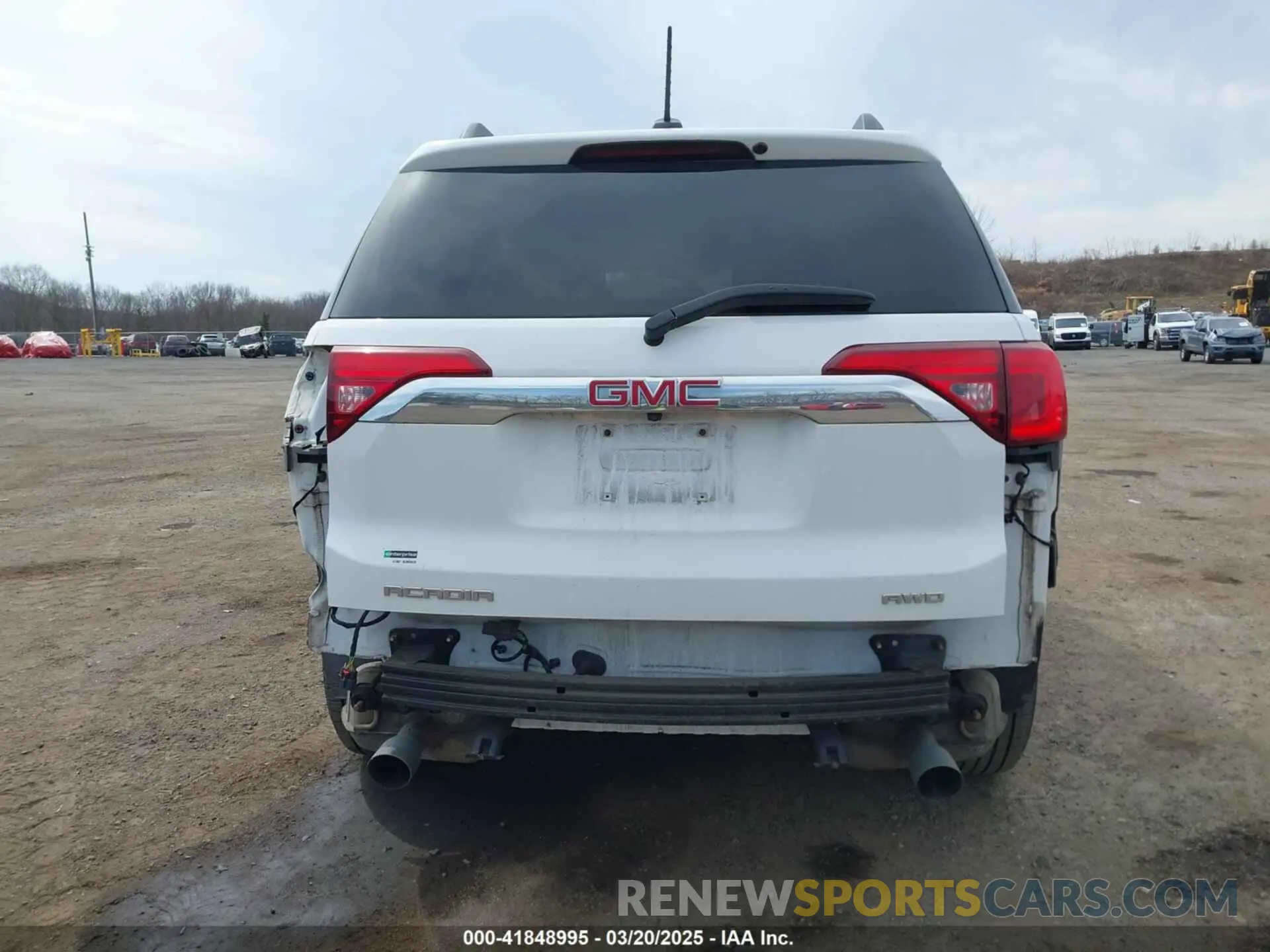 16 Photograph of a damaged car 1GKKNSLS2KZ135468 GMC ACADIA 2019