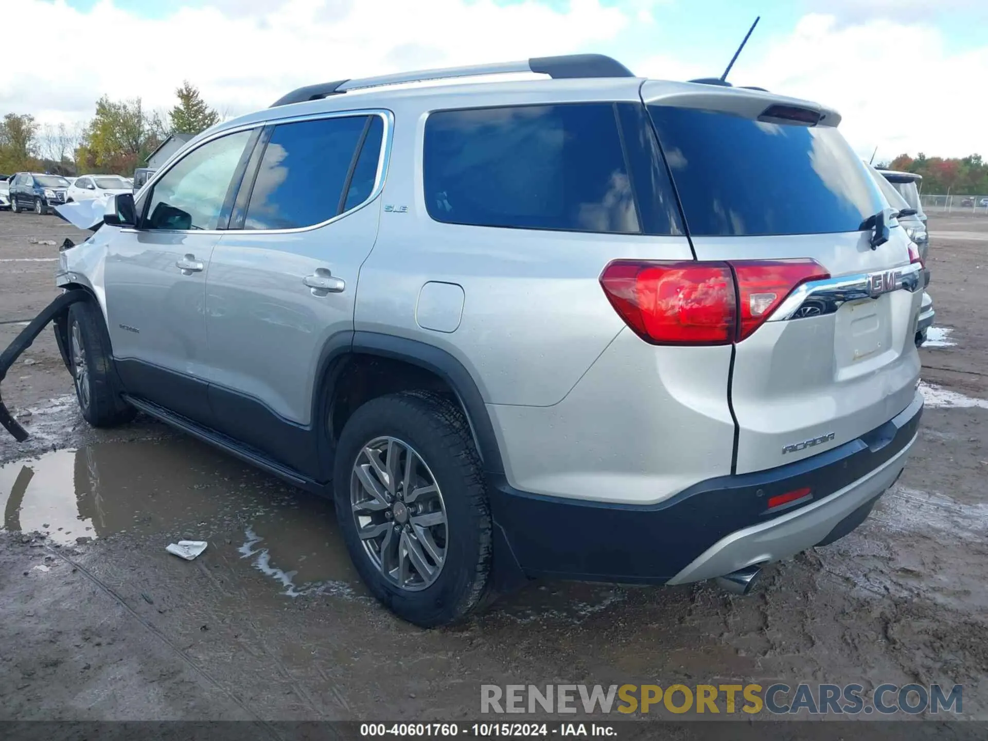 3 Photograph of a damaged car 1GKKNSLS7KZ249157 GMC ACADIA 2019