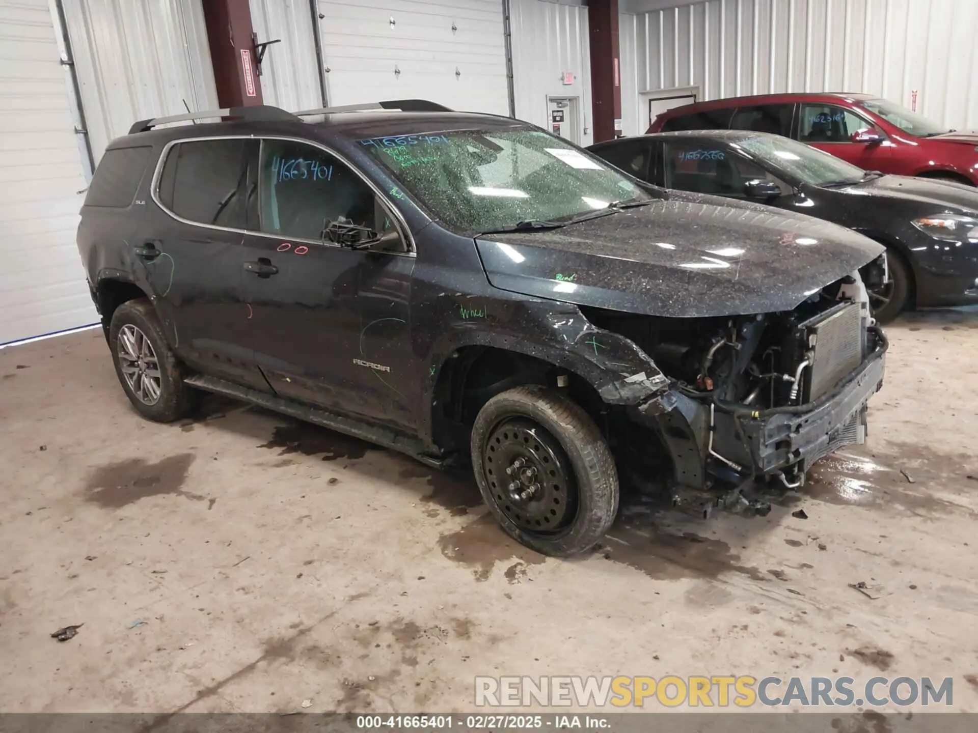 1 Photograph of a damaged car 1GKKNSLS9KZ225913 GMC ACADIA 2019