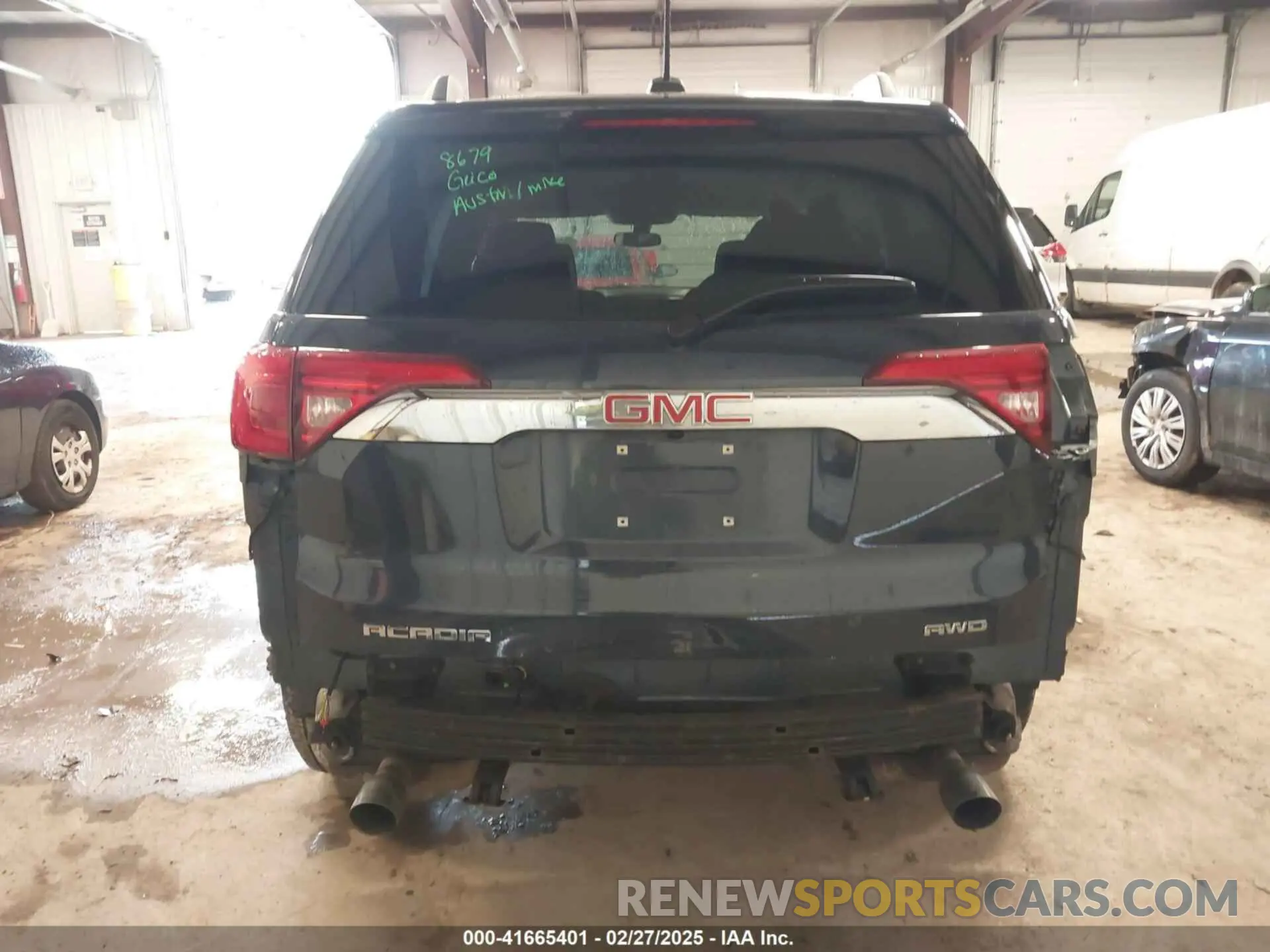 16 Photograph of a damaged car 1GKKNSLS9KZ225913 GMC ACADIA 2019