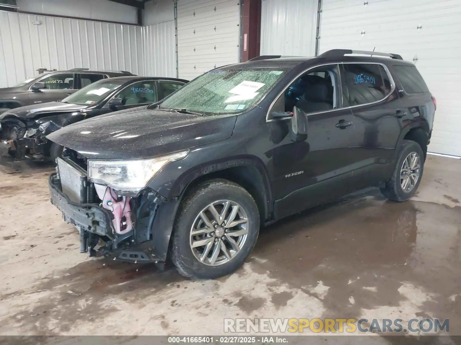 2 Photograph of a damaged car 1GKKNSLS9KZ225913 GMC ACADIA 2019