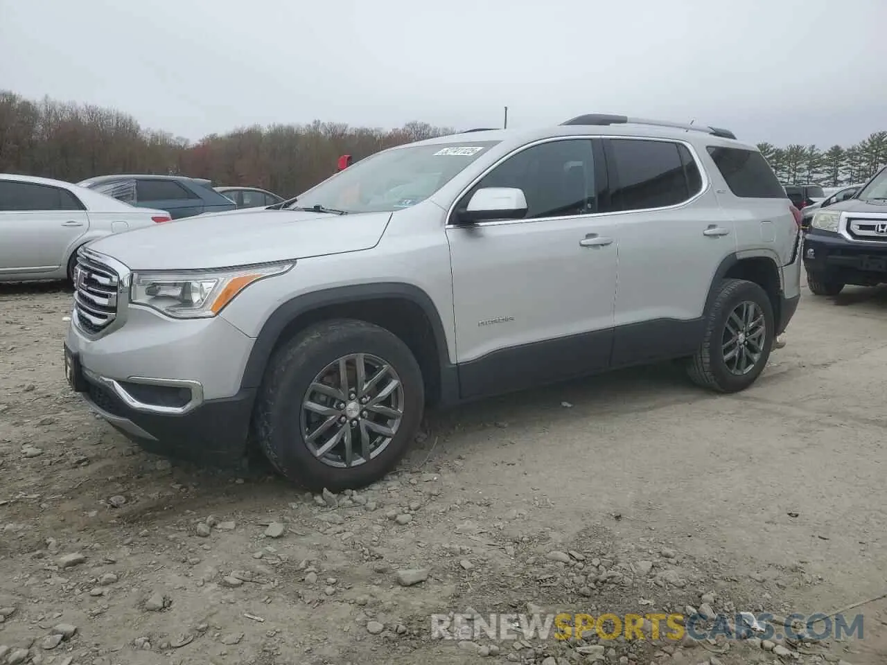 1 Photograph of a damaged car 1GKKNULS1KZ253426 GMC ACADIA 2019