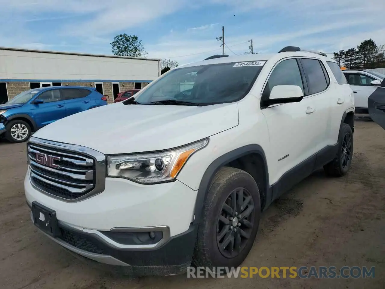 1 Photograph of a damaged car 1GKKNULS2KZ201948 GMC ACADIA 2019