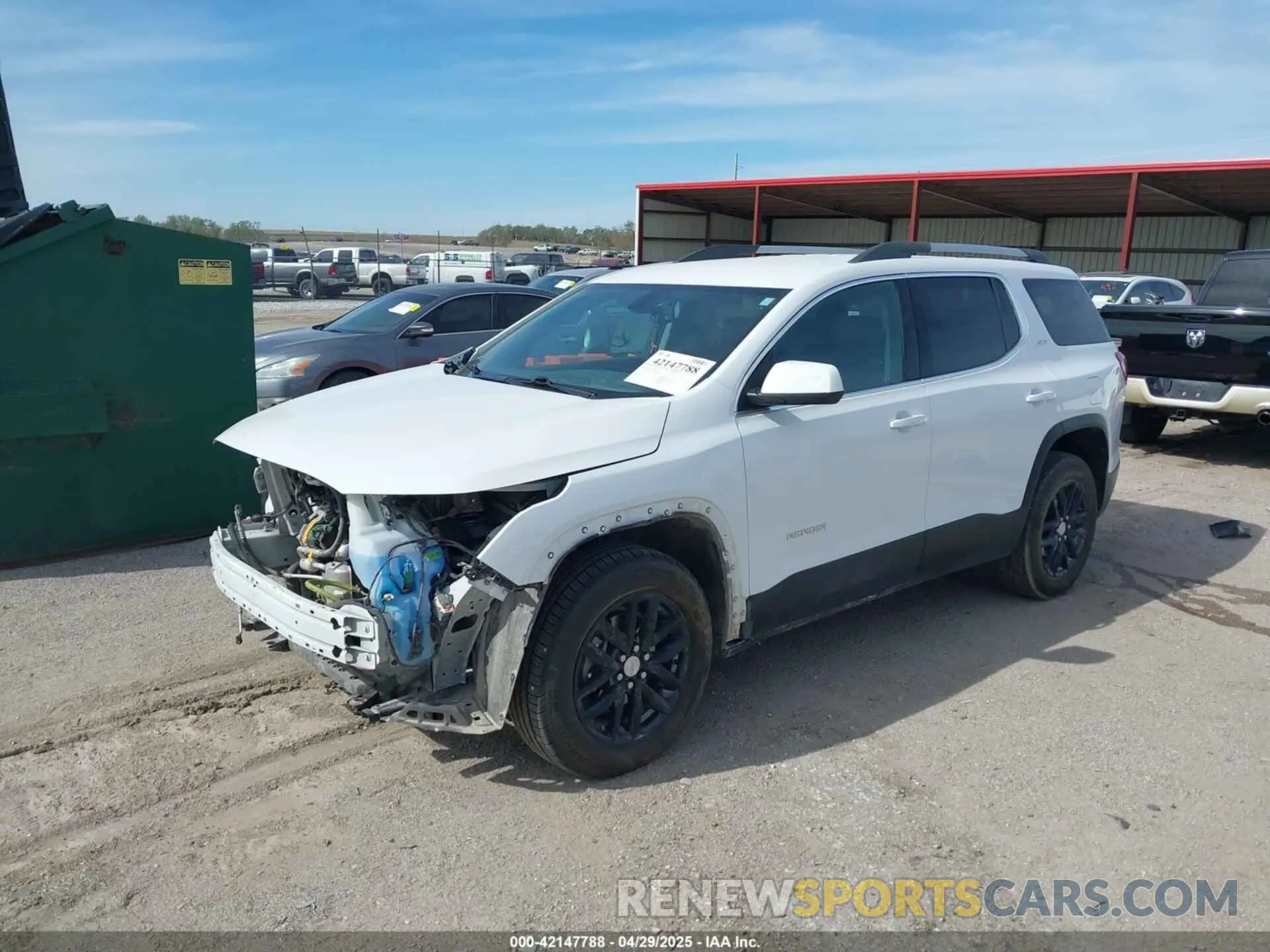 2 Photograph of a damaged car 1GKKNULS5KZ236581 GMC ACADIA 2019